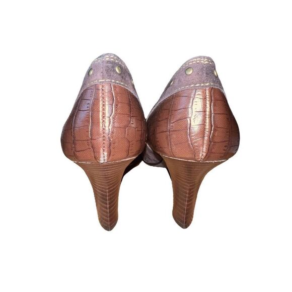 Bandolino chocolate Nubuck Heel Women’s Size 10 New with Box - Picture 6 of 11